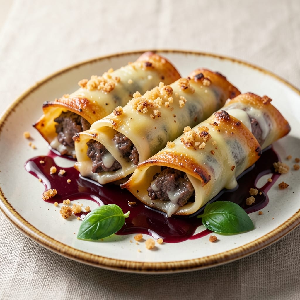 Beef and Pork Cannelloni Recipe: Layered Richness With Cheesy Twists