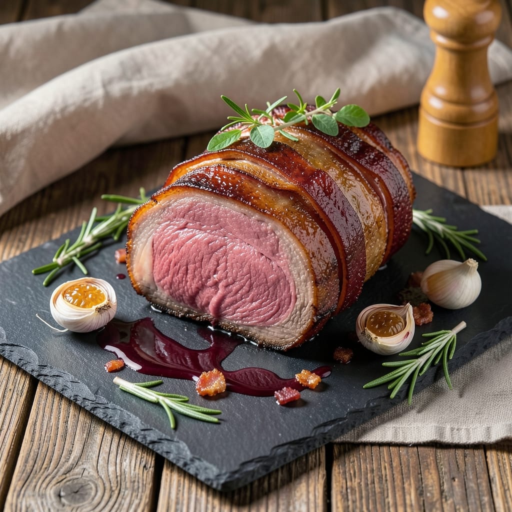 Bacon-Wrapped Beef Tenderloin Roast Recipe: Smoky Crust and Juicy Center Mastery