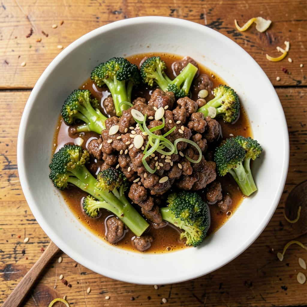 Beef and Broccoli Recipe Using Ground Beef: Wok-Hei Crunch and Silky Sauce Magic