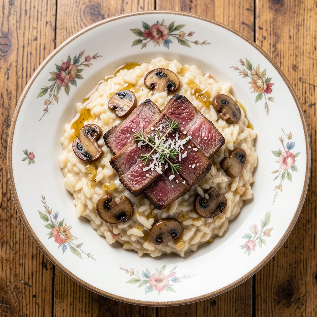 Beef and Mushroom Risotto Recipe: Creamy Arborio Magic in 30 Minutes