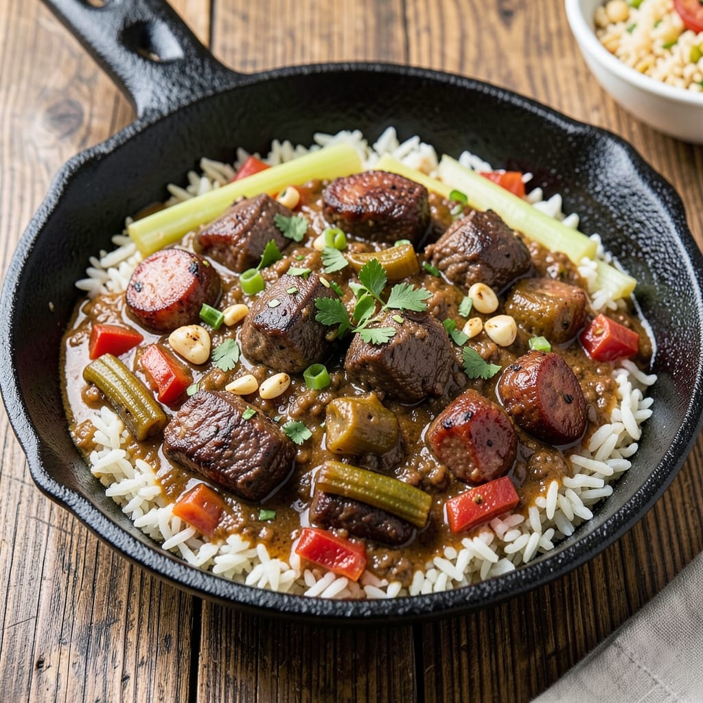 Beef and Sausage Gumbo Recipe: Smoky Roux Foundation for Deep Cajun Flavor