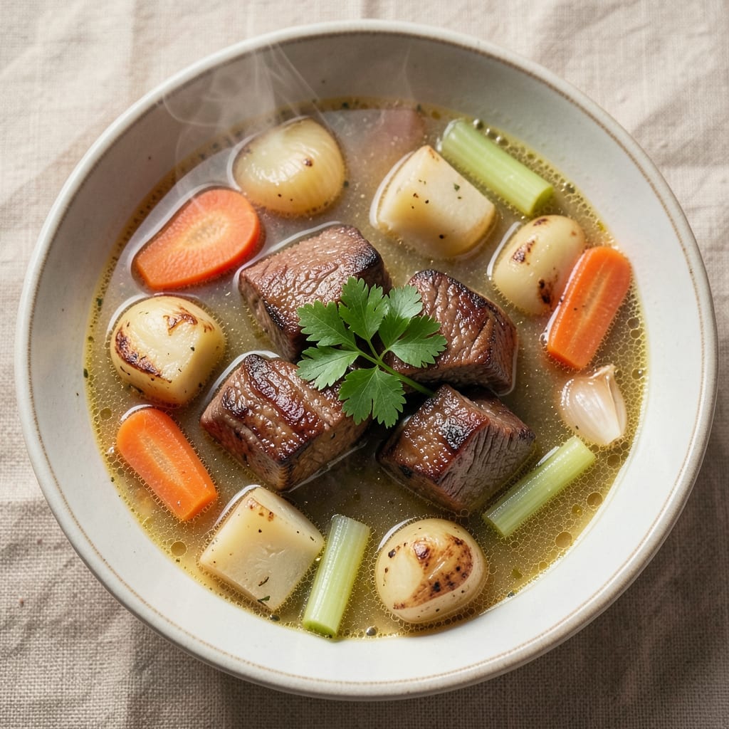 Basic Vegetable Beef Soup Recipe: Hearty One-Pot Comfort With Homestyle Depth