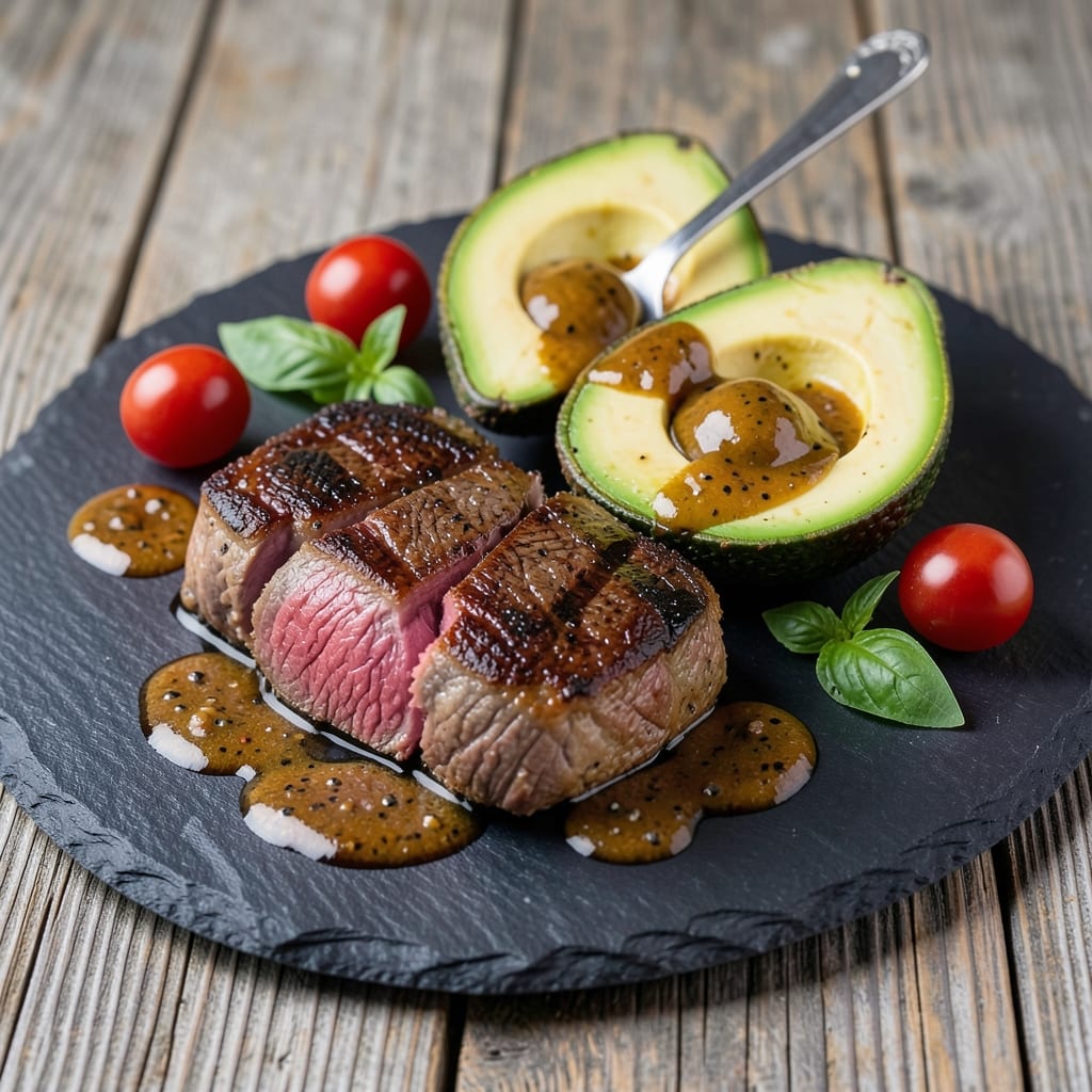 Beef Avocado Recipe: Smoky Tomato-Basil Umami with Creamy Greens