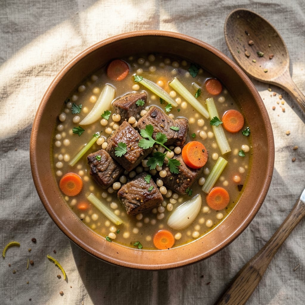 Beef Barley Soup Recipe From Scratch: Hearty Winter Classic With Savory Depth