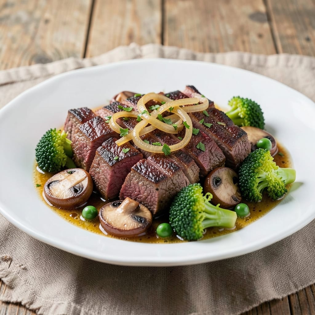 Beef Ala King Recipe: Cheesy Broccoli and Beef Baked to Golden Perfection