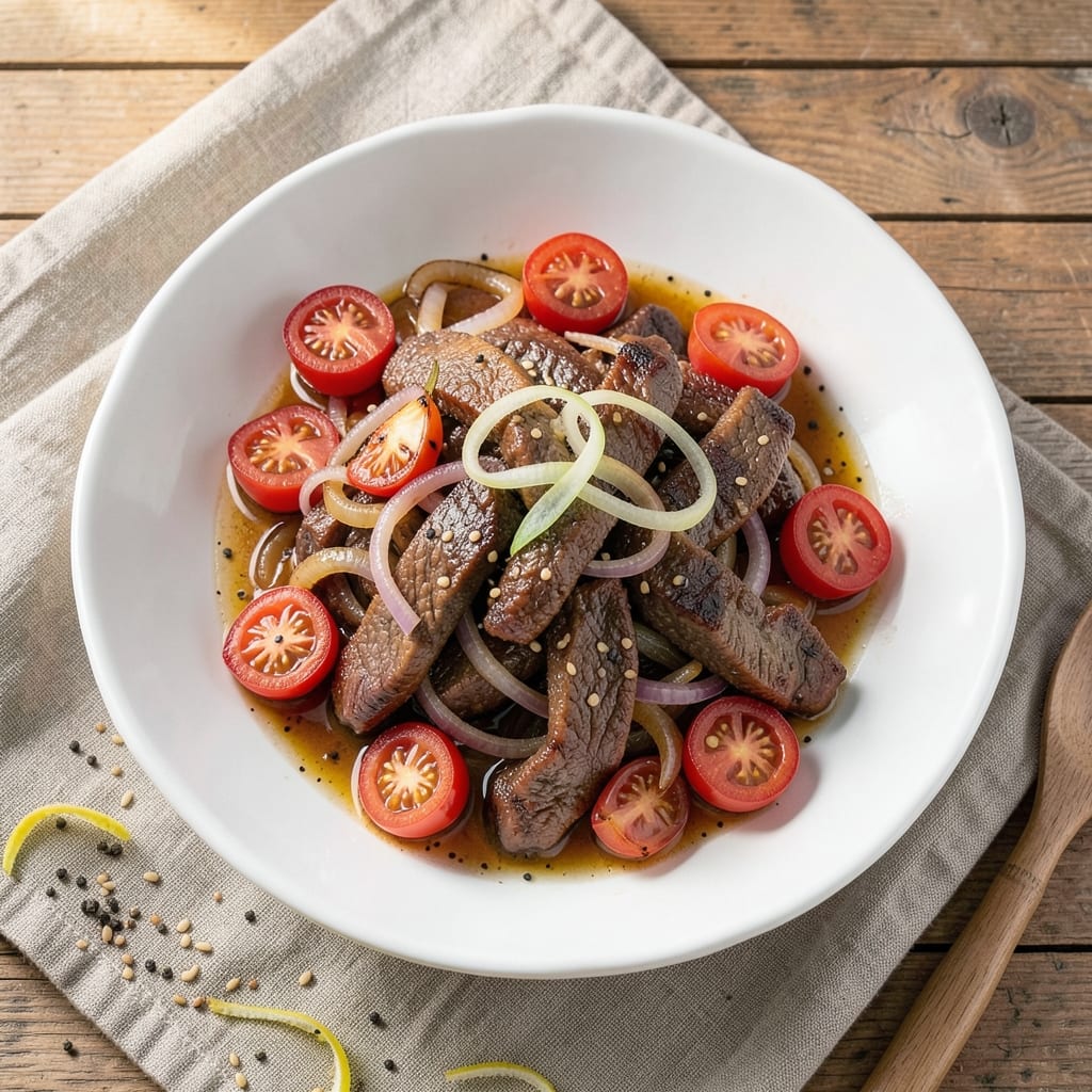 Beef and Tomato Stir Fry Recipe: Wok-Heated Crispy Beef with Bright, Tangy Sauce
