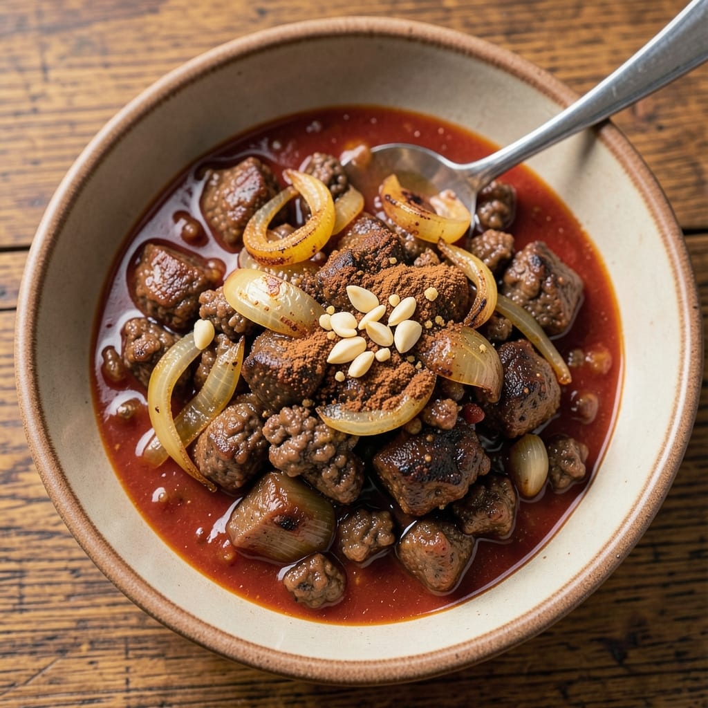 Beanless Beef Chili Recipe: Deep Umami Heat Without a Bean in Sight