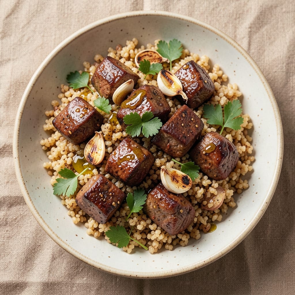 Beef and Bulgur Recipe: Hearty Middle Eastern Bowl With Chewy Grains