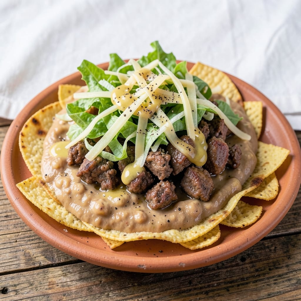 Beef and Bean Tostadas Recipe: Crunchy Shells Loaded With Smoky Spice