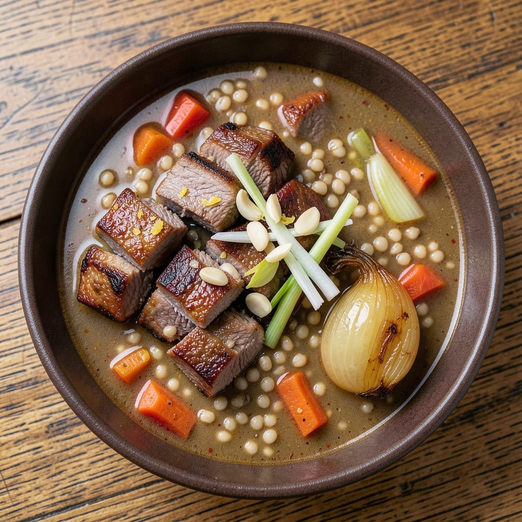 Beef Barley Soup Recipe With Leftover Roast: Deep Umami Flavor From Every Spoonful