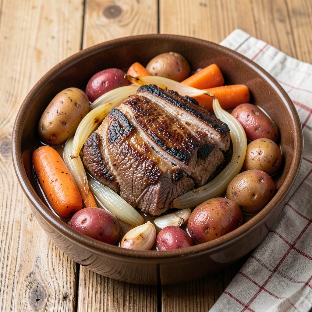 Beef and Vegetable Slow Cooker Recipe: One-Pot Meal Prep Magic
